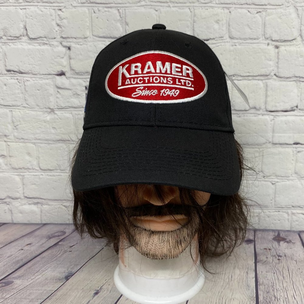Kramer Auctions Since 1949 Hat Cap Strap Back Black Somerville Farms Transport